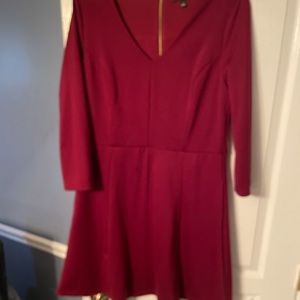 Women’s dress size L burgundy The Limited